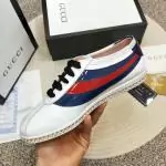 women gucci chaussures blanches chaussures de sport crystal rainbow-blanc